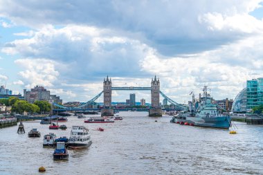 London city Tower Bridge ile