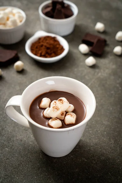 ホットチョコレートとマシュマロ — ストック写真