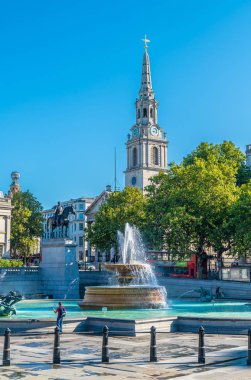 Londra - Uk, Trafalgar Meydanı, Sep 1, 2019. Trafalgar Meydanı 