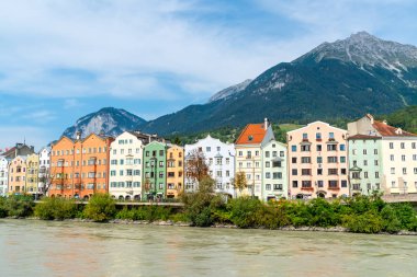 Innsbruck cityscape, Avusturya.