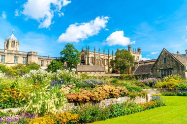 Oxford'da Savaş Anıtı Bahçeli Christ Church, İngiltere