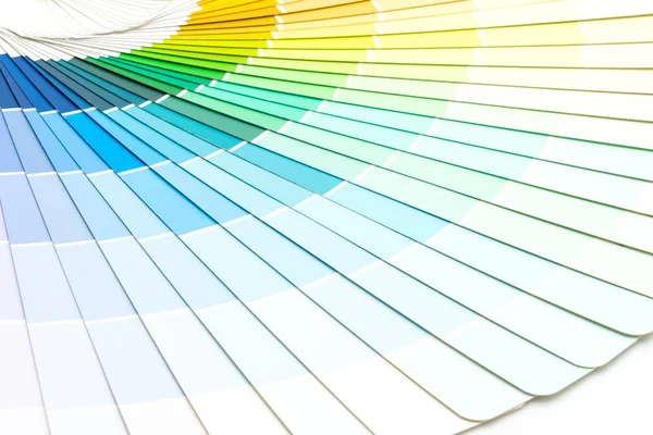Amostra de cores catálogo pantone — Fotografia de Stock