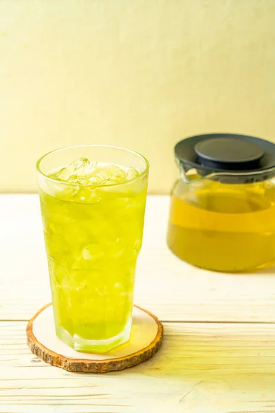 Es teh hijau Jepang — Stok Foto