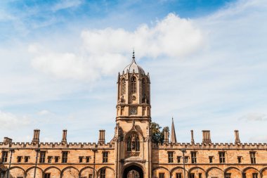 Beautiful Architecture Tom Tower of Christ Church, Oxford Univer clipart
