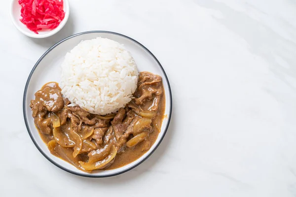 Sliced Beef Curry Rice