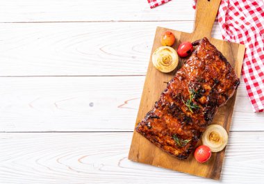 Izgara Barbekü kaburga domuz