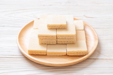 krema ile süt gofret