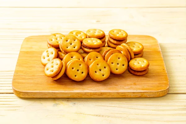 Μπισκότα με μαρμελάδα ανανά — Φωτογραφία Αρχείου