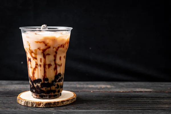 Té de leche de Taiwán con burbuja —  Fotos de Stock