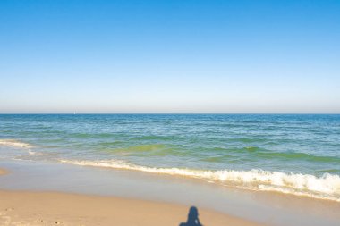 boş sahil ve okyanus denizi