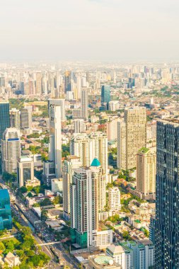 Güzel cityscape mimarisi ve Bangkok Th içinde bina