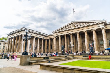 Londra / İngiltere - 2 SEP 2019: Londra 'daki British Museum, İngiltere