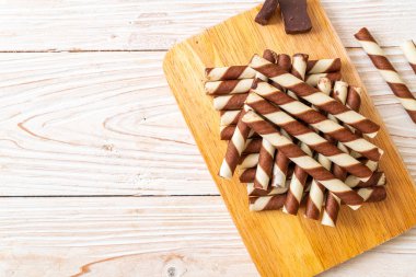 çikolata gofret sopa rulo