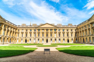 Oxford'daki Güzel Mimari Christ Church Katedrali, İngiltere 