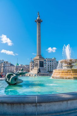 Londra - Uk, Trafalgar Meydanı, Sep 1, 2019. Trafalgar Meydanı 