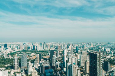 Güzel cityscape mimarisi ve Bangkok Th içinde bina