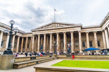 Londra / İngiltere - 2 SEP 2019: Londra 'daki British Museum, İngiltere
