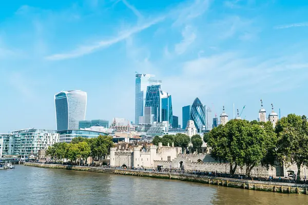 Financiële district van Londen — Stockfoto