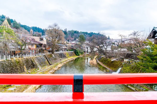 La ville de Takayama. Il est nommé comme peu Kyoto du Japon et establis — Photo
