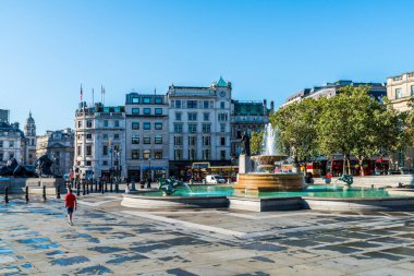 Londra - Uk, Trafalgar Meydanı, Sep 1, 2019. Trafalgar Meydanı 