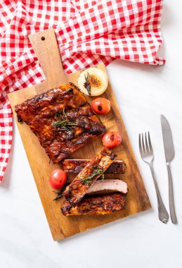 Izgara Barbekü kaburga domuz