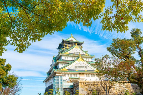 Castillo de Osaka en Osaka, Japón — Foto de Stock