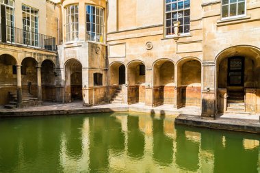 Roman baths Bath, İngiltere