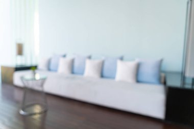 Özet olarak, arka plan için soyut bulanık ve odaksız otel lobisi