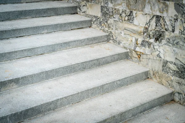 Közelkép Gyönyörű Szürke Lépcső Lépés — Stock Fotó