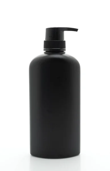 Garrafa Bomba Shampoo Isolado Fundo Branco — Fotografia de Stock