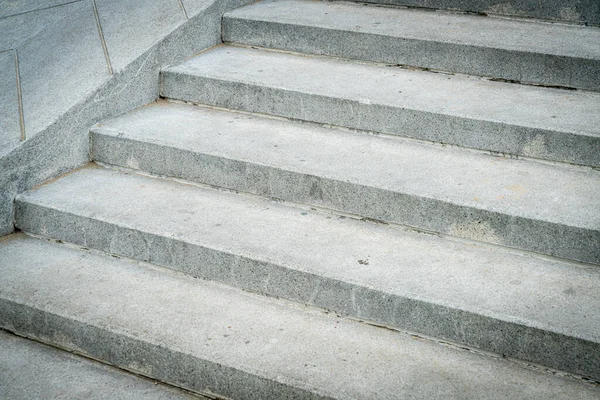 Närbild Vacker Grå Trappa Steg — Stockfoto