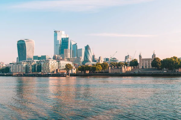 Finansdistriktet London City Storbritannien — Stockfoto