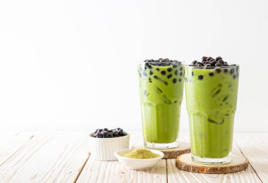 Köpüklü kibrit yeşil latte.