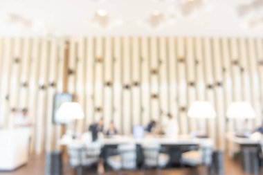 Soyut bulanıklık ve arka plan için lüks otel lobisi