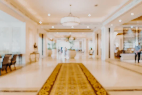 Abstrato Borrão Desfocado Lobby Hotel Luxo Para Fundo — Fotografia de Stock