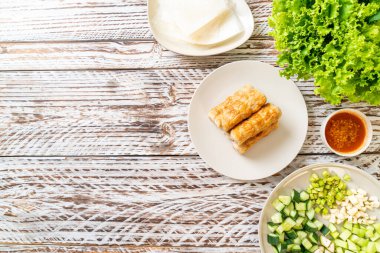 Vietnam domuz köftesi ve sebze paketleri (Nam-Neaung veya Nham Due) - Vietnam geleneksel yemek kültürü