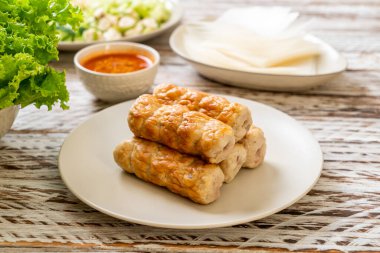 Vietnam domuz köftesi ve sebze paketleri (Nam-Neaung veya Nham Due) - Vietnam geleneksel yemek kültürü