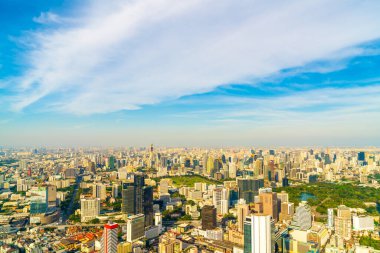 Bangkok Tayland 'da mimarisi ve binası olan güzel bir şehir manzarası