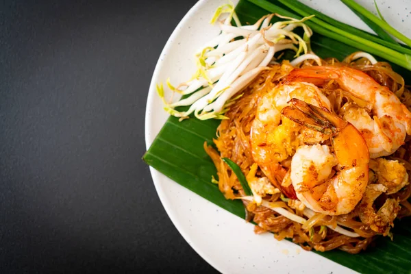 Pad Thai Stir Fried Rice Noodles — Stock Photo, Image