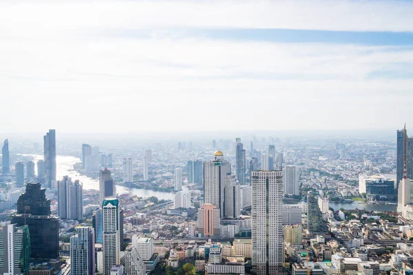 Hermoso Paisaje Urbano Con Arquitectura Edificio Bangkok Tailandia Skyline — Foto de Stock