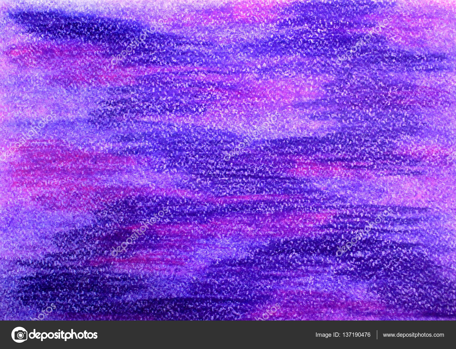 Disegno a pastello colorato Fatte a mano in stile Struttura viola Tecniche di schizzo sfondo Arte bambini