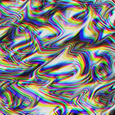 Arızalı psikedelik arka plan. Eski TV ekran hatası. Dijital piksel gürültü soyut tasarım. Fotoğraf arızası. Televizyon sinyali kesildi. Teknik sorun grunge duvar kağıdı. Renkli ses