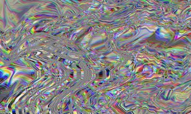 Arızalı psikedelik arka plan. Eski TV ekran hatası. Dijital piksel gürültü soyut tasarım. Fotoğraf arızası. Televizyon sinyali kesildi. Teknik sorun grunge duvar kağıdı. Renkli ses