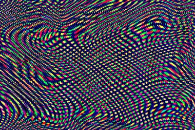 Arızalı evren arka planı. Eski TV ekran hatası. Dijital piksel gürültü soyut tasarım. Fotoğraf arızası. Televizyon sinyali kesildi. Teknik sorun grunge duvar kağıdı. Renkli ses