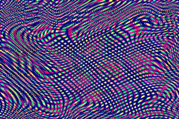 Glitch universe background. Old TV screen error. Digital pixel noise abstract design. Photo glitch. Television signal fail. Technical problem grunge wallpaper. Colorful noise — Stock Photo, Image