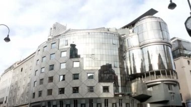 Haas House, Viyana Avusturya 4k görüntüleri