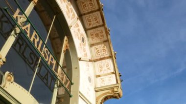 Karlsplatz Stadtbahn tasarımcı Otto Wagner Jugendstil noktayla Viyana, Avusturya tasarlanmış istasyonu