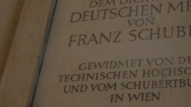 Onuruna besteci Franz Schubert Viyana, Avusturya'da öğretiyor
