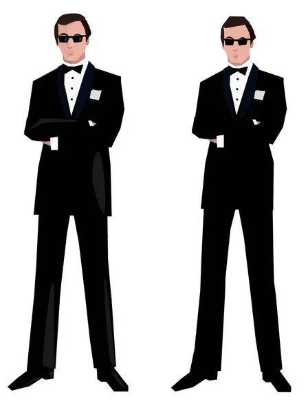 James bond karakteri illüstrasyon