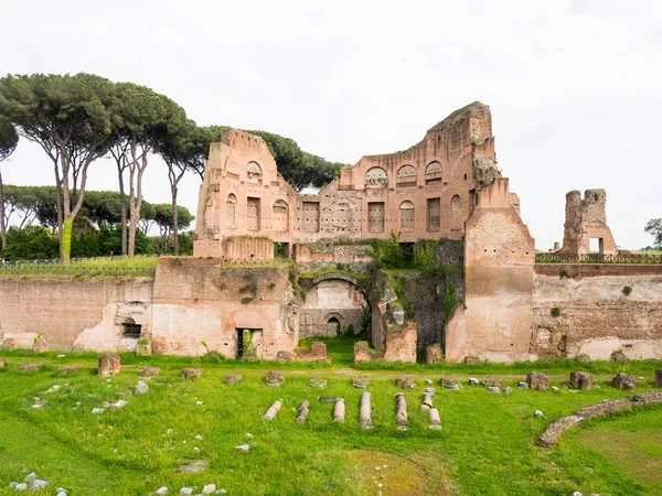 Kijk Ruïne Het Centrum Van Rome Italië — Stockfoto